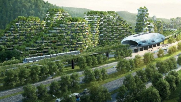 In China entsteht die weltweit erste „Waldstadt“