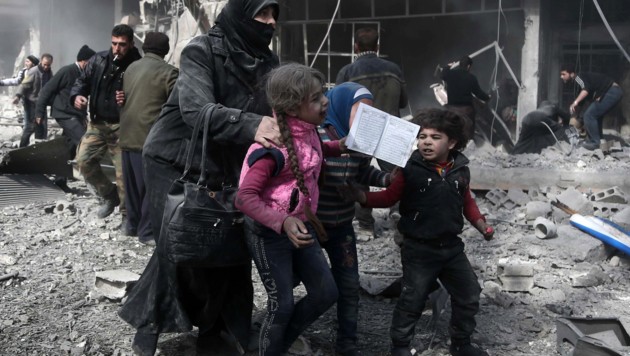 Bilder des Grauens aus Ost-Ghouta (Bild: AFP)