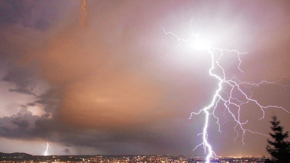 Symbol Unwetter Graz