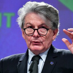 Binnenmarktkommissar Thierry Breton (Bild: APA/AFP/JOHN THYS)