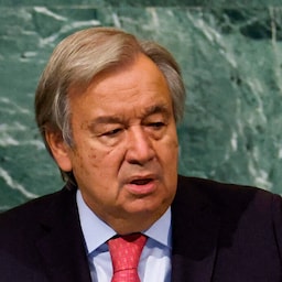 António Guterres während seiner Auftaktrede bei der UNO-Generalversammlung in New York (Bild: 2022 Getty Images/AP/AFP)