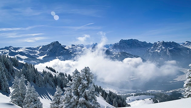 Symbol Alpen