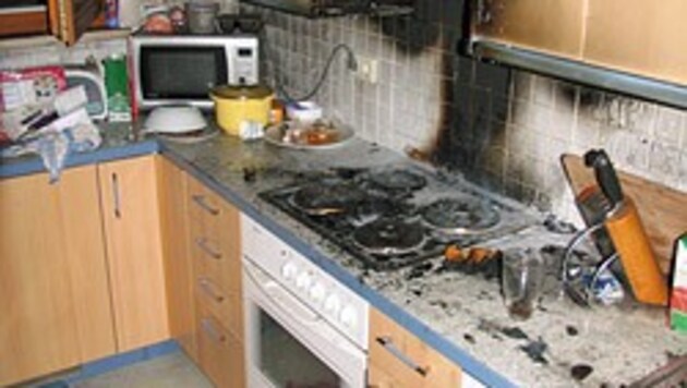 Immer wieder ist heißes Fett die Ursache für Küchenbrände. (Symbolfoto) (Bild: Einsatzdoku.at)
