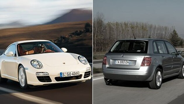 (Bild: Porsche, Fiat)