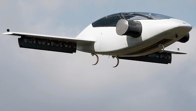 The electrically powered Lilium jet has a range of 250 kilometers. (Bild: Lilium)