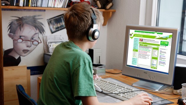 Experten raten Eltern, dass sie ihre Kinder im Internet nicht alleine lassen sollen (Bild: Mauritius Images/Jochen Tack)