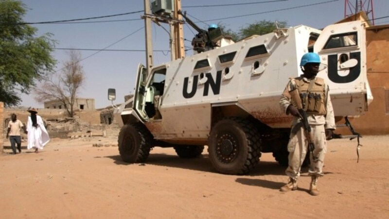 UN-Blauhelme beim Einsatz in Mali (Bild: AFP)