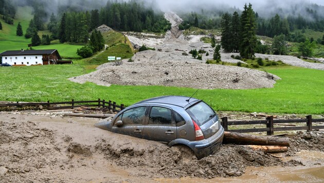 Die privaten Schäden nach den August-Unwettern sind noch nicht bekannt. Das Land hilft aber allen. (Bild: ZEITUNGSFOTO.AT / APA / picturedesk.com)