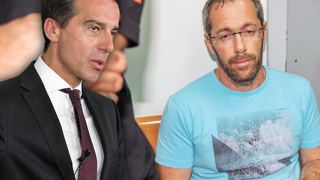 Christian Kern, Tal Silberstein (Bild: APA/Roland Schlager, AFP, krone.at-Grafik)