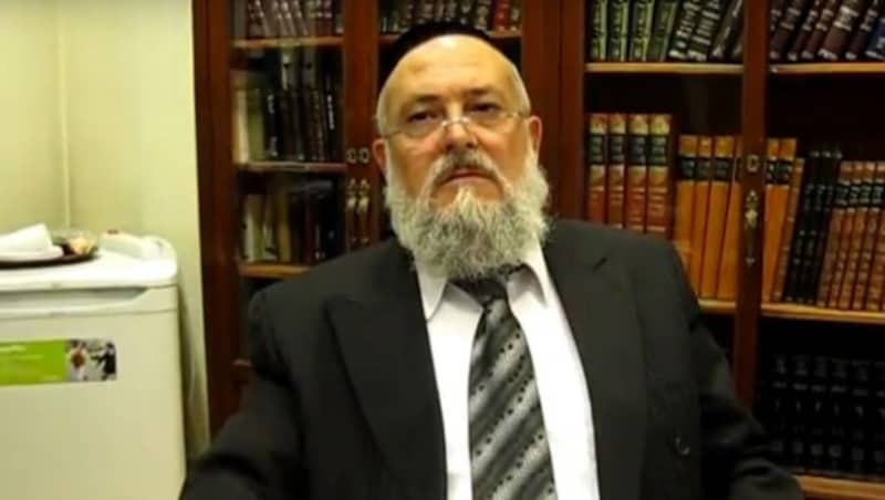 Barcelonas Oberrabbiner Meir Bar-Hen (Bild: YouTube.com (Screenshot))