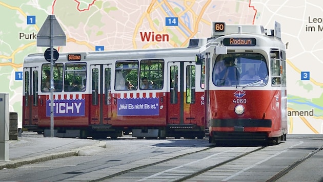 (Bild: Google Maps, Wiener Linien/Johannes Zinner, krone.at-Grafik)