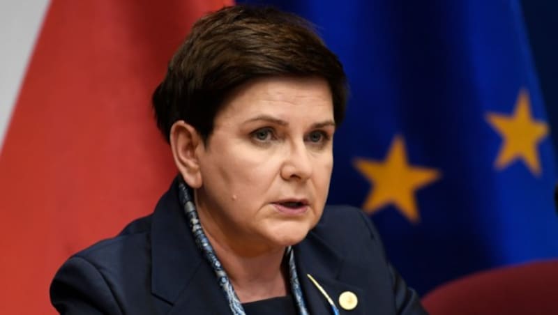 Polens Ministerpräsidentin Beata Szydlo (Bild: AFP)