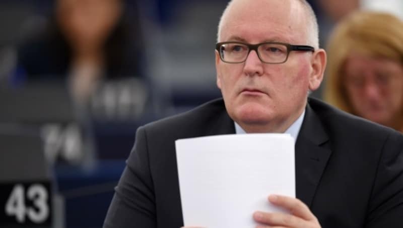 EU-Kommissions-Vizepräsident Frans Timmermans (Bild: AFP)