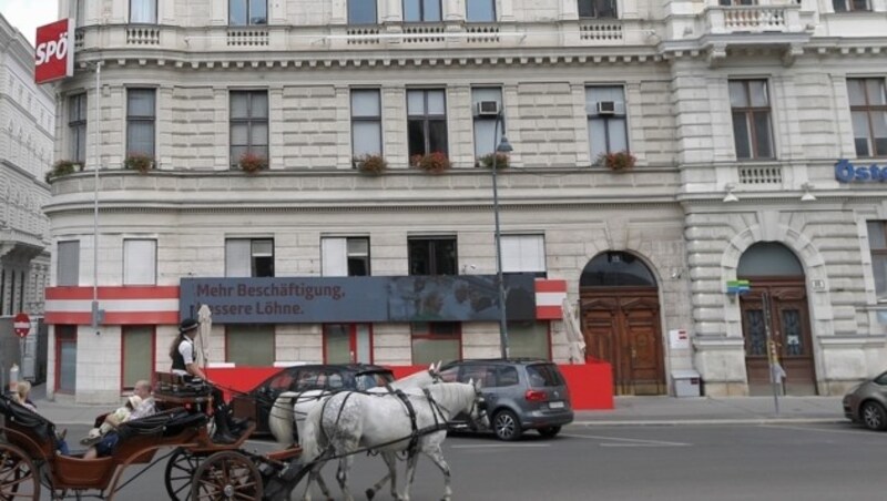 Die SPÖ-Zentrale in der Wiener Löwelstraße (Bild: Gerhard Bartel)