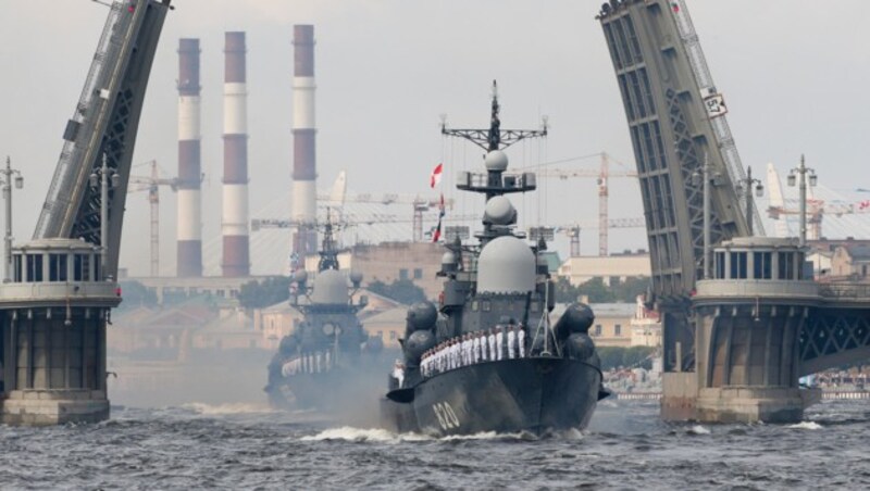 Schiffe der russischen Marine (Bild: AFP)