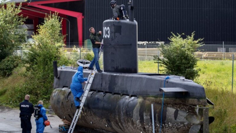 Die selbst gebaute UC3 Nautilus von Peter Madsen (Bild: AP)