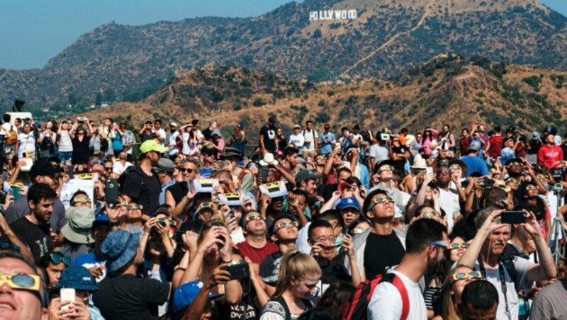 Jahrhundertereignis: Millionen staunten über die "Great American Eclipse". (Bild: AP)