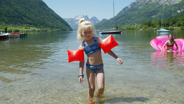 Einmal noch den Sommer genießen! Diese Woche gibtâ019s die Chance, zum Beispiel am Altausseer See. (Bild: Jürgen Radspieler)