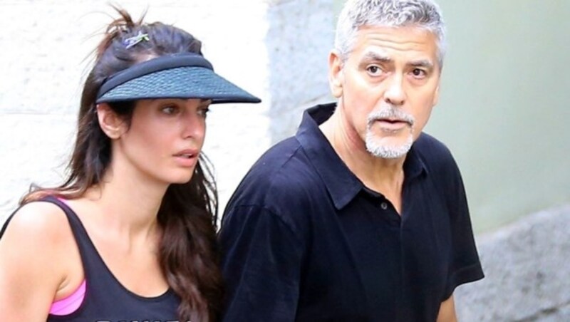 George Clooney ist seit Kurzem deutlich ergraut. (Bild: www.PPS.at)