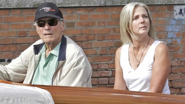 Clint Eastwood mit Freundin Christina Sandera in Venedig (Bild: www.PPS.at)