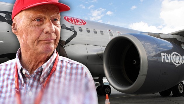 Niki-Gründer Niki Lauda (Bild: AFP, APA/Barbara Gindl, krone.at-Grafik)