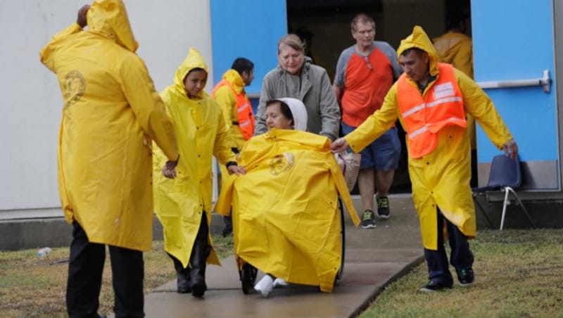 Evakuierung in Corpus Christi (Bild: AP)