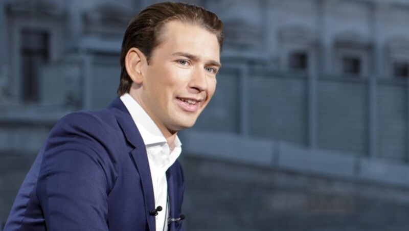 Sebastian Kurz im ORF-"Sommergespräch" (Bild: APA/GEORG HOCHMUTH)