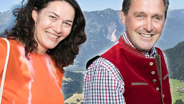Grüne-Spitzenkandidatin Ingrid Felipe, Wien-Holding-Chef Peter Hanke (Bild: Eva Kelety, Tirol Werbung, krone.at-Grafik)