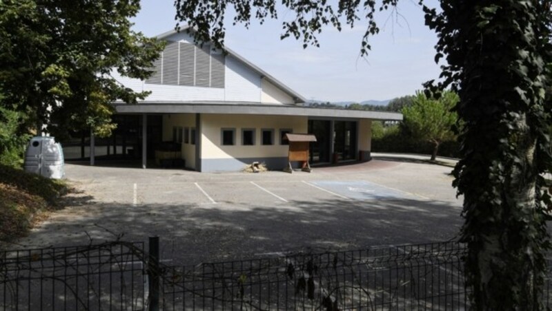 In dieser Halle fand die Hochzeit statt. (Bild: AFP)