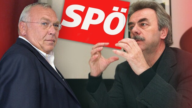 (Bild: APA/BARBARA GINDL, APA/H.PFARRHOFER, SPÖ, krone.at-Grafik)
