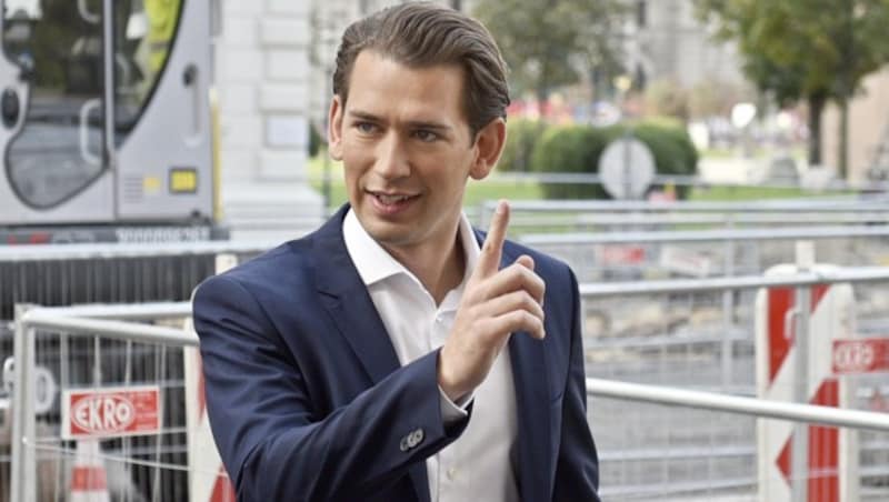 Außenminister Sebastian Kurz (ÖVP) (Bild: APA/HANS PUNZ)