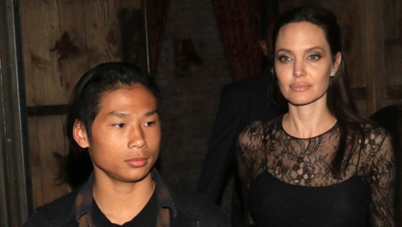 Angelina Jolie und Sohn Maddox (Bild: www.PPS.at)