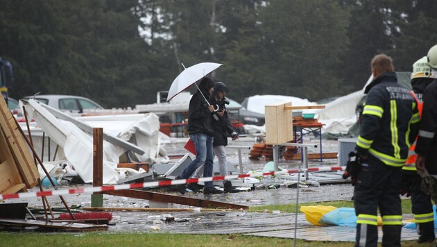 Nach der Zeltfest-Katastrophe werden nun Spenden gesammelt. (Bild: Pressefoto Scharinger © Daniel Scharinger)