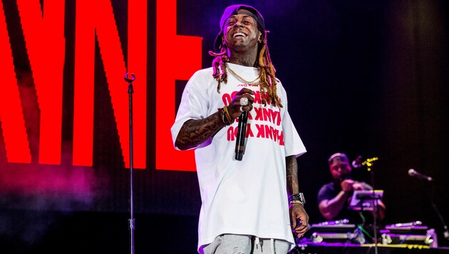 Lil Wayne bei einem Auftritt am 25. August in New Orleans. (Bild: Amy Harris/Invision/AP)