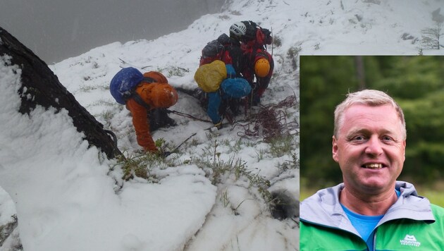 Zwei Alpinistinnen mussten vom Dachstein geborgen werden, so Bergretter Christoph Preimesberger. (Bild: unbekannt)
