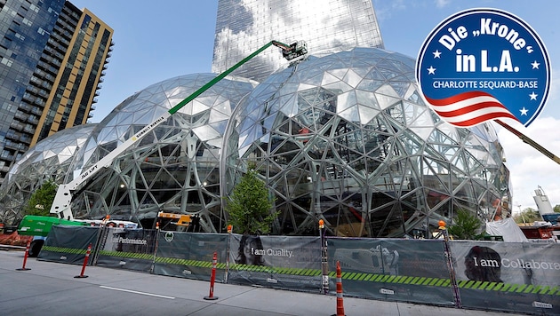 Die Amazon-Zentrale in Seattle (Bild: AP)