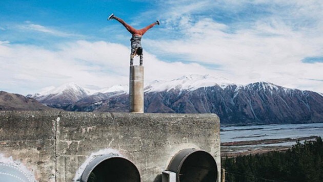 Akrobatisch: So trainiert Anna Gasser für die neue Big-Air-Saison! (Bild: instagram.com/Anna Gasser)
