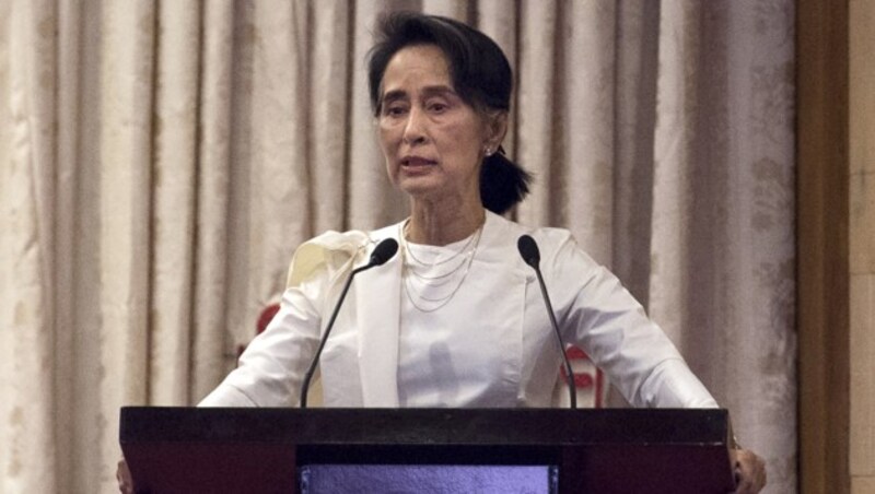 Ex-Regierungschefin Aung San Suu Kyi (Bild: AFP)