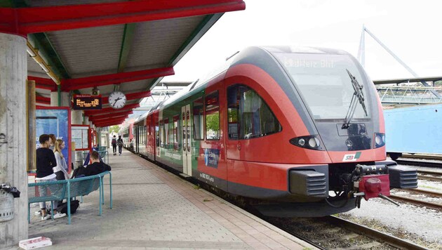 Der Bahnhof Weiz bleibt vorerst Endstation der S31 (Bild: Ricardo Heintz)