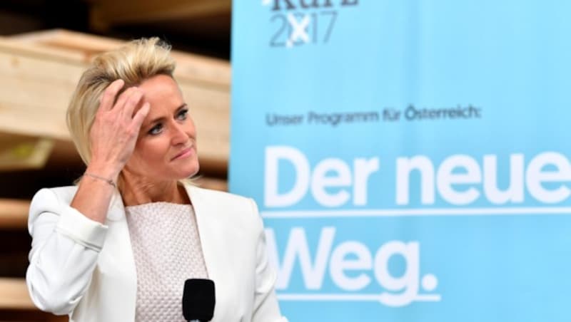 Alexandra Meissnitzer am Mittwoch bei der Präsentation des ÖVP-Wahlprogramms (Bild: APA/BARBARA GINDL)