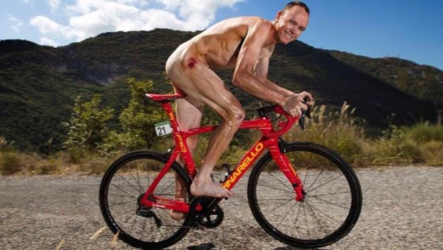 Tour-de-France- und Vuelta-Sieger Chris Froome lässt die Hüllen fallen. (Bild: instagram.com)