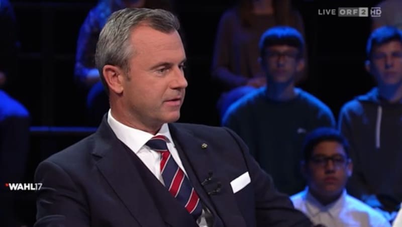 Norbert Hofer (FPÖ) (Bild: ORF)