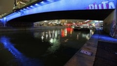 Der Wiener Donaukanal bei Nacht (Bild: Reinhard Holl)