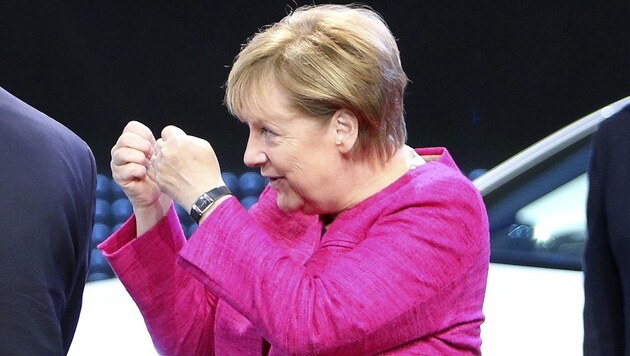 Angela Merkel ist bereit für die große Schlacht. (Bild: AFP)