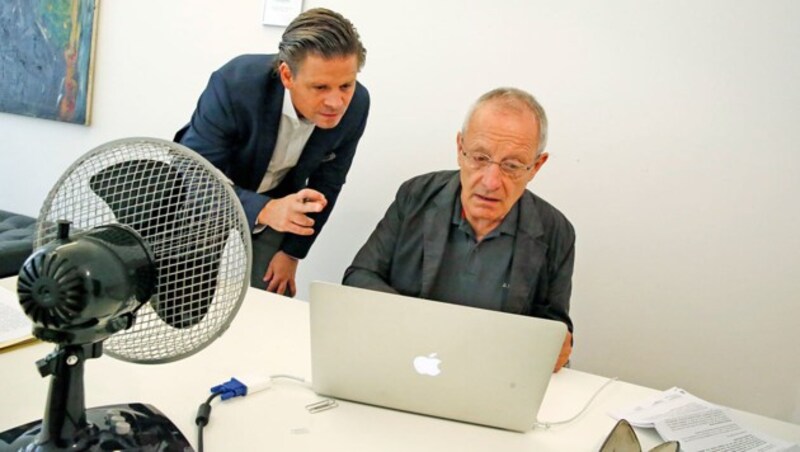 Letzte Test-Anweisungen für Peter Pilz (Liste Pilz) (Bild: Martin A. Jöchl)