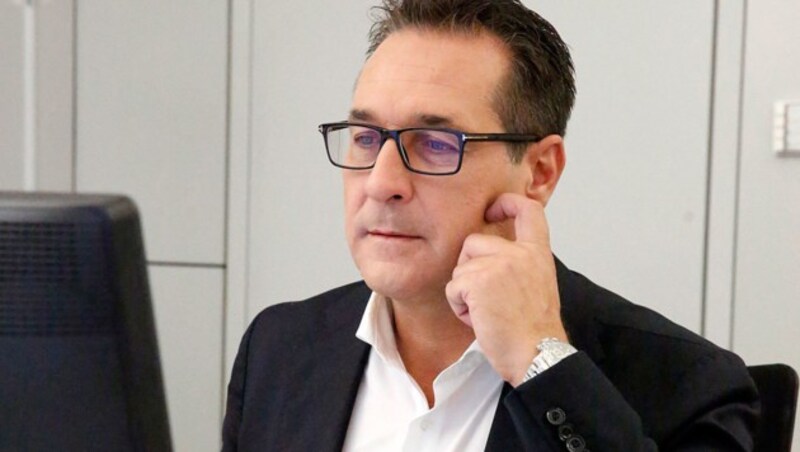 300 Aussagen verlangten Heinz-Christian Strache (FPÖ) viel ab. (Bild: Martin A. Jöchl)