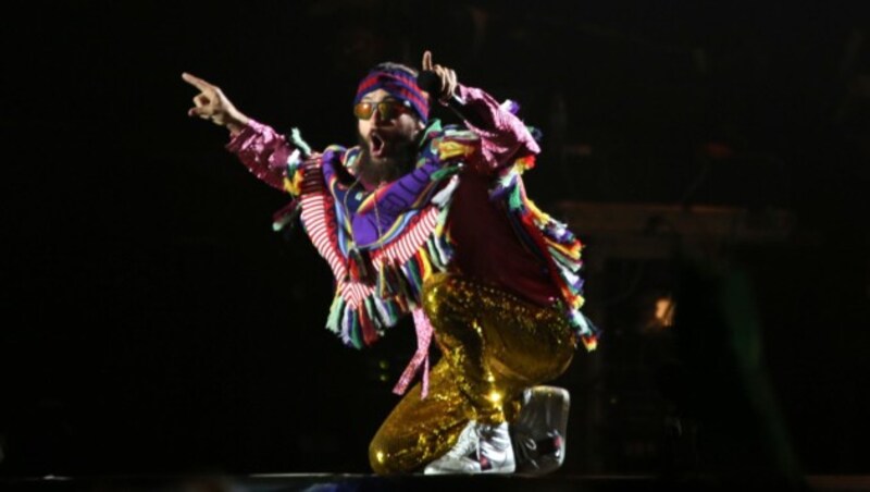 Jared Leto sorgte in Rio für ordentlich Stimmung. (Bild: www.PPS.at)