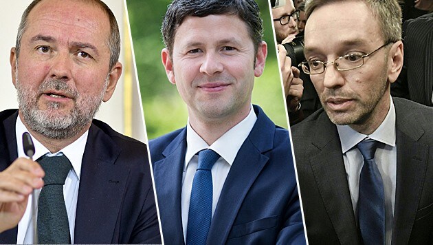 Sie gelten als Spindoktoren der SPÖ, ÖVP und FPÖ: Thomas Drozda, Stefan Steiner und Herbert Kickl (Bild: APA/HERBERT NEUBAUER, "Krone", APA/HANS KLAUS TECHT)