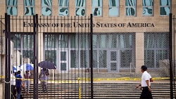 Die US-Botschaft in der kubanischen Hauptstadt Havanna (Bild: AFP)
