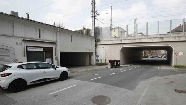 Tatort Kreuzung Ernest-Thun-Straße und Humboldtstraße (Bild: Markus Tschepp)